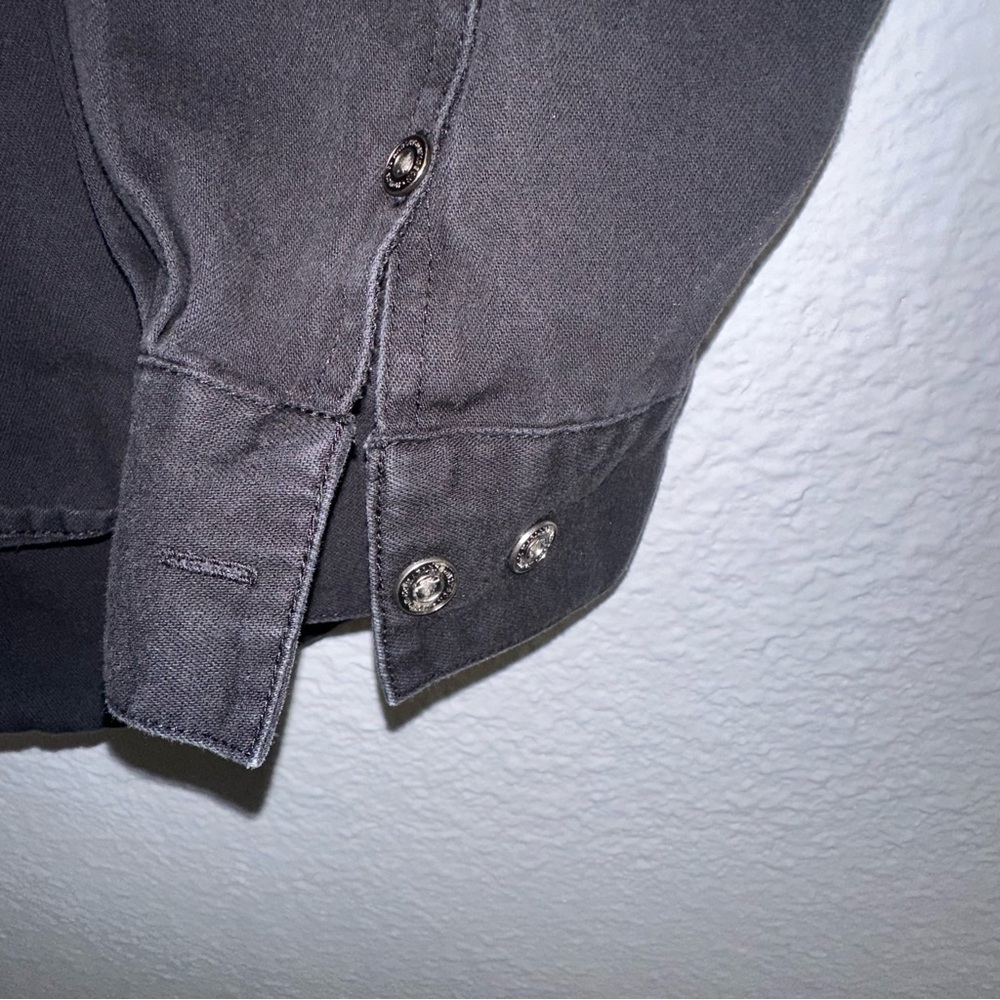 Men’s black Harley Davidson heavy weight button down shirt sz 3XL - Picture 3 of 13